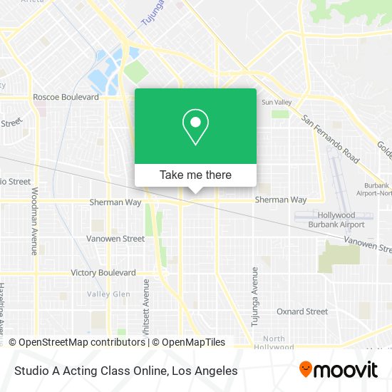 Studio A Acting Class Online map