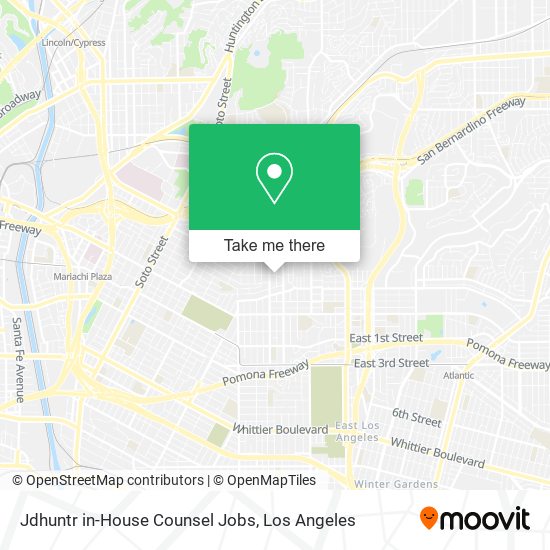 Mapa de Jdhuntr in-House Counsel Jobs