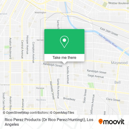 Mapa de Rico Perez Products (Dr Rico Perez / Huntingt)