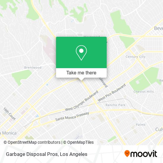 Garbage Disposal Pros map