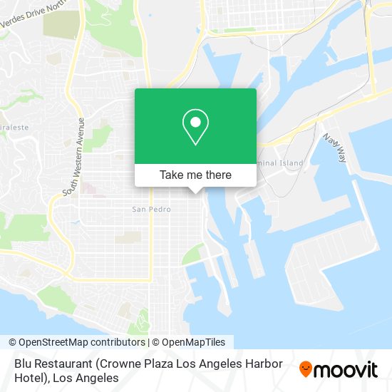 Mapa de Blu Restaurant (Crowne Plaza Los Angeles Harbor Hotel)