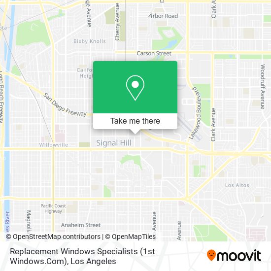 Replacement Windows Specialists (1st Windows.Com) map