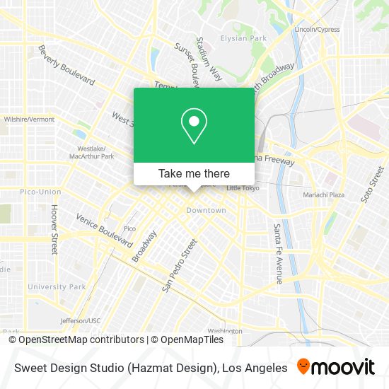 Mapa de Sweet Design Studio (Hazmat Design)