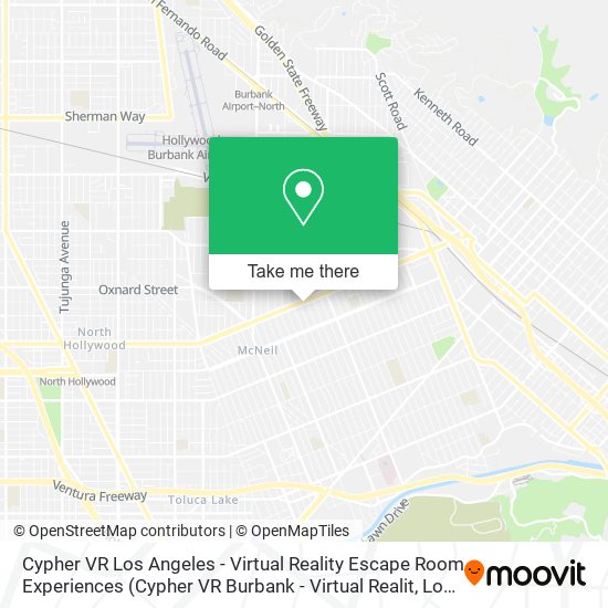 Cypher VR Los Angeles - Virtual Reality Escape Room Experiences map