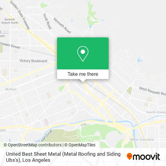 United Best Sheet Metal (Metal Roofing and Siding Ubs's) map