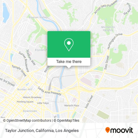 Mapa de Taylor Junction, California