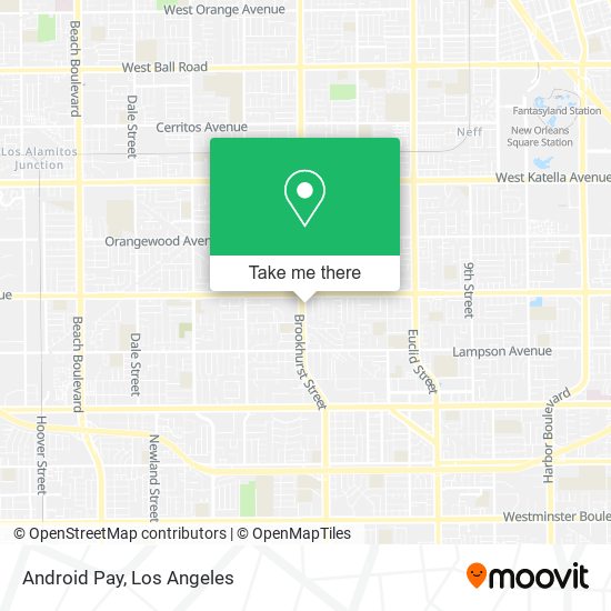 Android Pay map