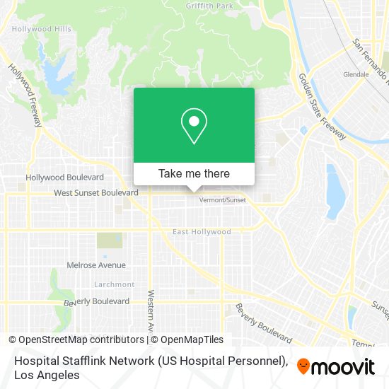 Hospital Stafflink Network (US Hospital Personnel) map