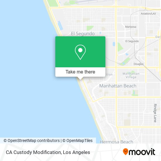 Mapa de CA Custody Modification