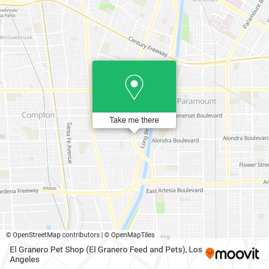 El Granero Pet Shop (El Granero Feed and Pets) map