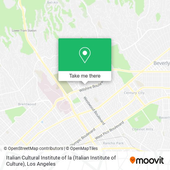 Italian Cultural Institute of la (Italian Institute of Culture) map