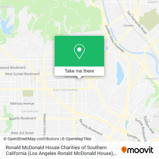 Mapa de Ronald McDonald House Charities of Southern California (Los Angeles Ronald McDonald House)