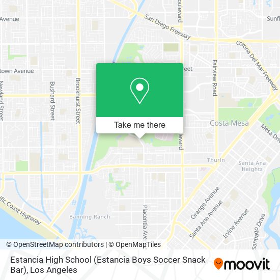 Mapa de Estancia High School (Estancia Boys Soccer Snack Bar)