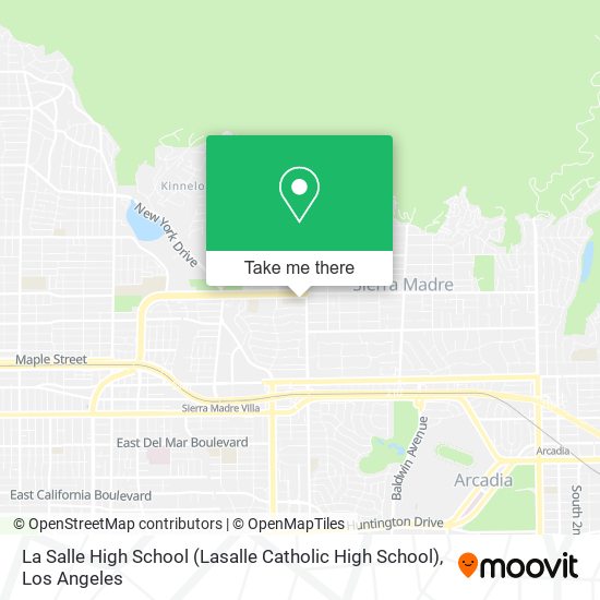 Mapa de La Salle High School (Lasalle Catholic High School)