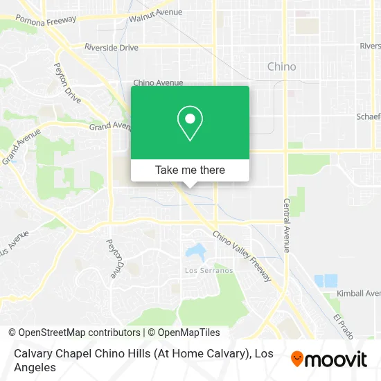 Calvary Chapel Chino Hills (At Home Calvary) map