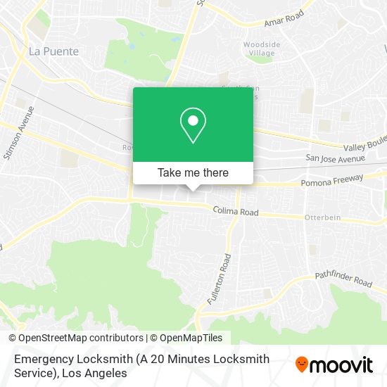 Mapa de Emergency Locksmith (A 20 Minutes Locksmith Service)