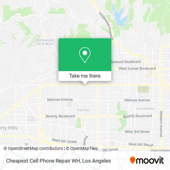 Cheapest Cell Phone Repair WH map