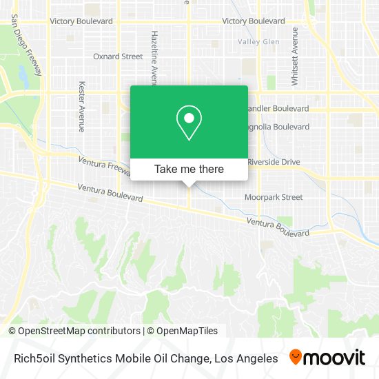 Rich5oil Synthetics Mobile Oil Change map
