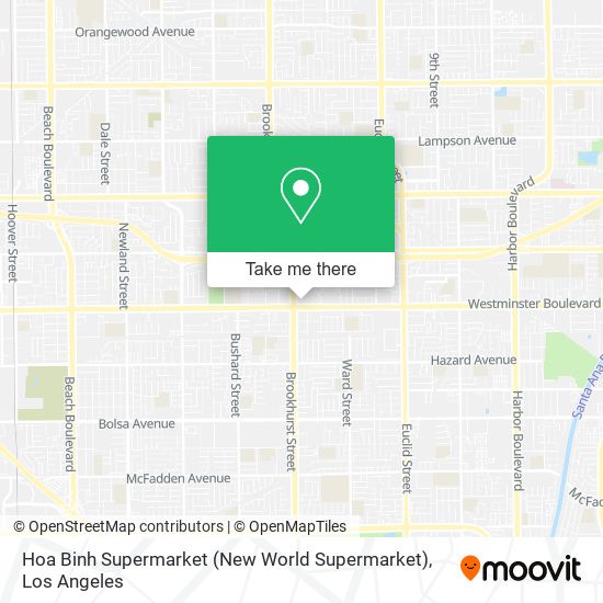 Mapa de Hoa Binh Supermarket (New World Supermarket)