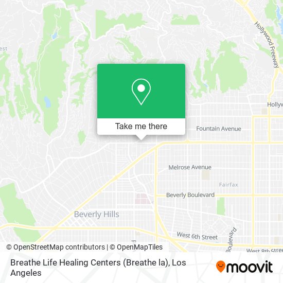 Breathe Life Healing Centers (Breathe la) map