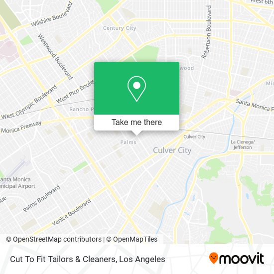 Cut To Fit Tailors & Cleaners map