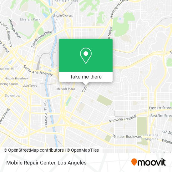 Mobile Repair Center map