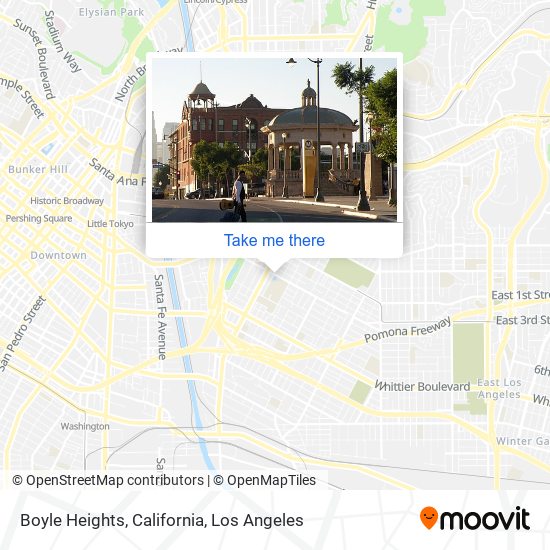 Boyle Heights, California map