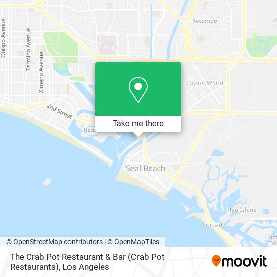 Mapa de The Crab Pot Restaurant & Bar (Crab Pot Restaurants)