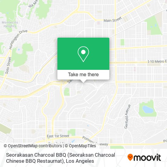 Mapa de Seorakasan Charcoal BBQ (Seoraksan Charcoal Chinese BBQ Restaurnat)