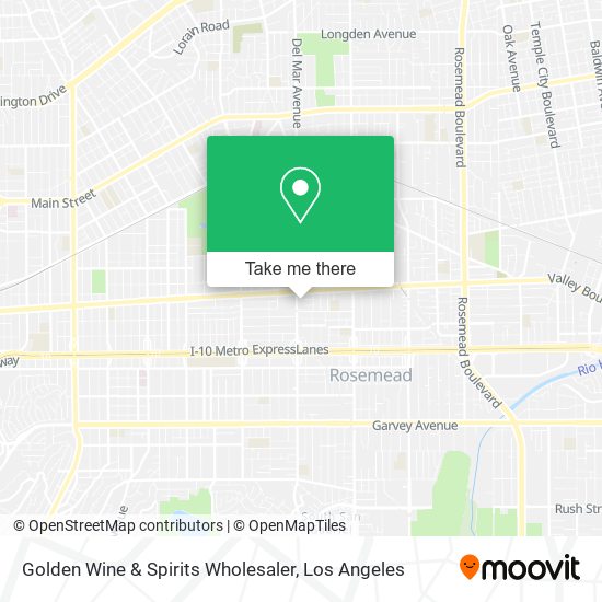 Golden Wine & Spirits Wholesaler map