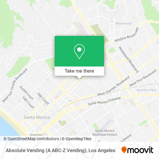 Mapa de Absolute Vending (A ABC-Z Vending)