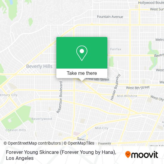 Forever Young Skincare (Forever Young by Hana) map