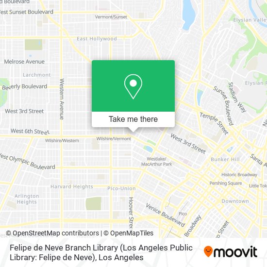 Mapa de Felipe de Neve Branch Library (Los Angeles Public Library: Felipe de Neve)