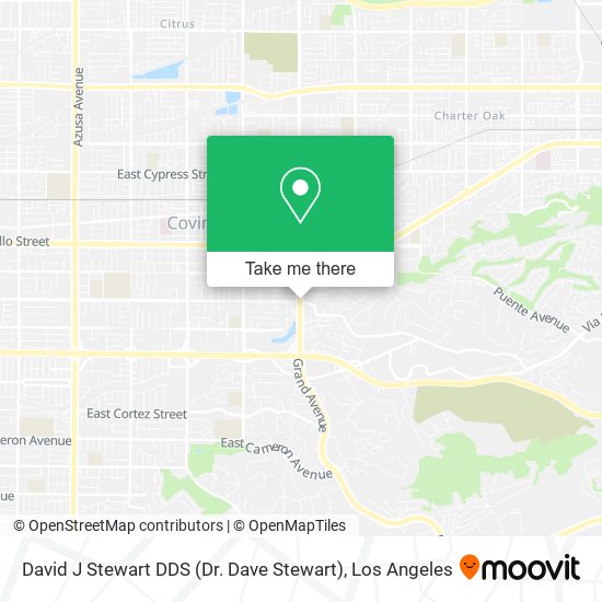 David J Stewart DDS (Dr. Dave Stewart) map