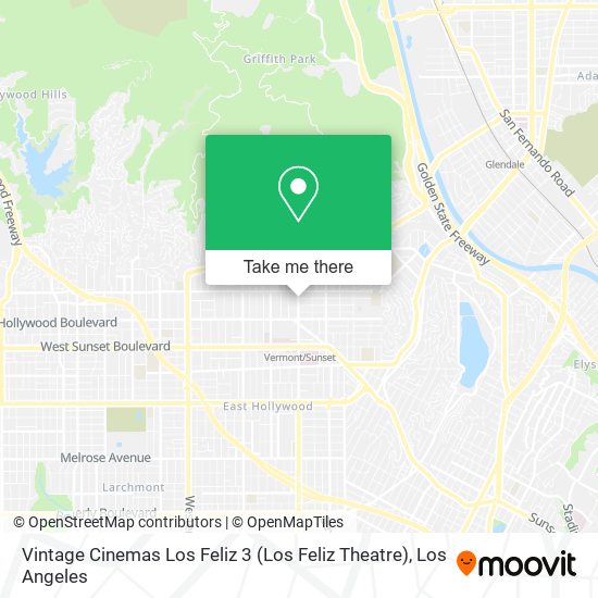 Vintage Cinemas Los Feliz 3 (Los Feliz Theatre) map