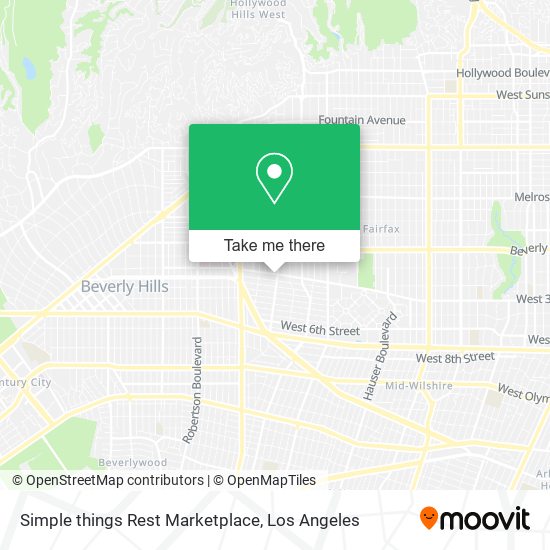 Mapa de Simple things Rest Marketplace