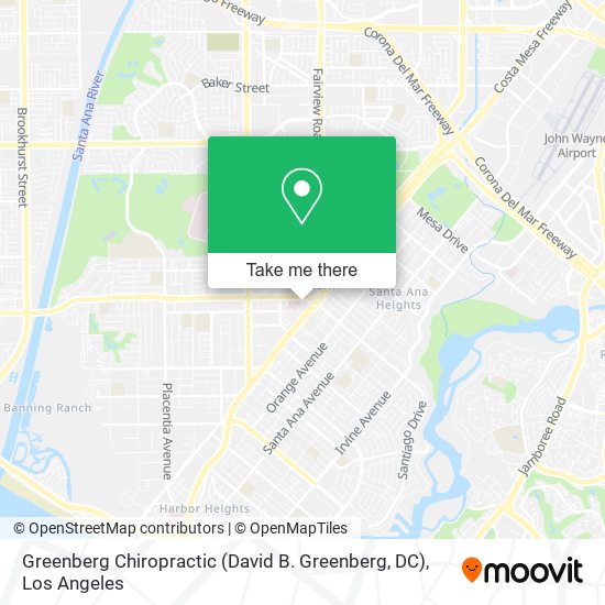 Mapa de Greenberg Chiropractic (David B. Greenberg, DC)