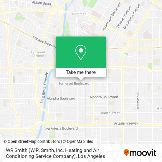 WR Smith (W.R. Smith, Inc. Heating and Air Conditioning Service Company) map