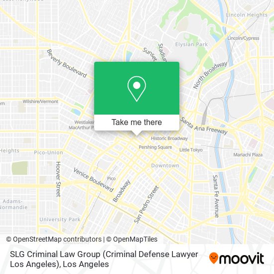 SLG Criminal Law Group (Criminal Defense Lawyer Los Angeles) map