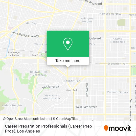 Mapa de Career Preparation Professionals (Career Prep Pros)