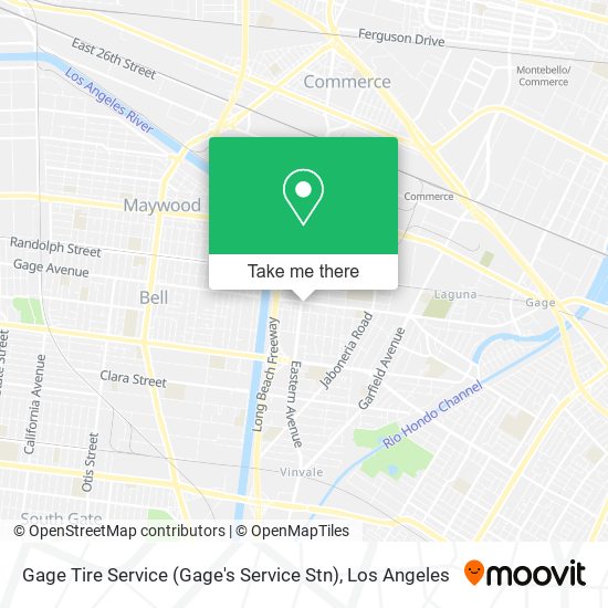 Gage Tire Service (Gage's Service Stn) map