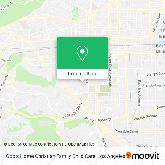 God's Home Christian Family Child Care map