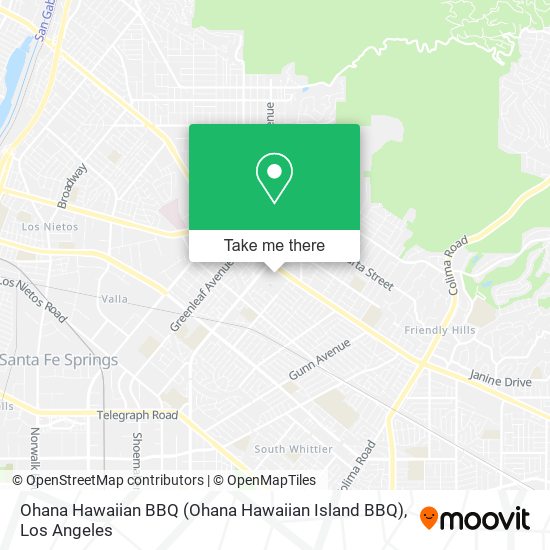 Ohana Hawaiian BBQ map