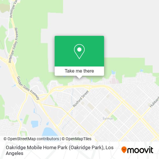 Oakridge Mobile Home Park (Oakridge Park) map