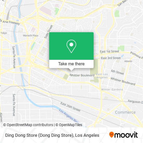 Mapa de Ding Dong Store