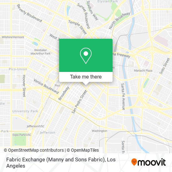 Fabric Exchange (Manny and Sons Fabric) map