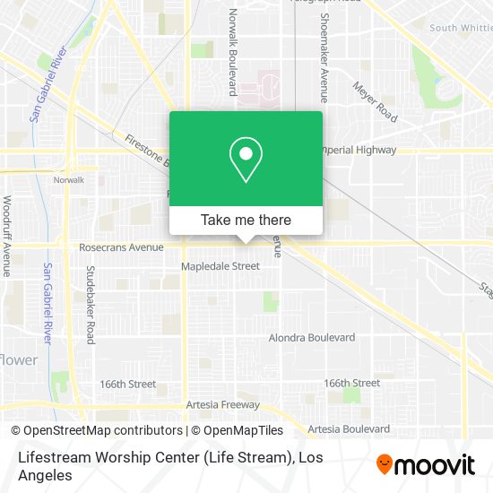 Mapa de Lifestream Worship Center (Life Stream)