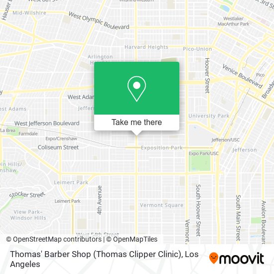 Thomas' Barber Shop (Thomas Clipper Clinic) map