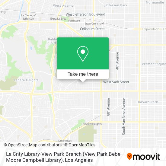 La Cnty Library-View Park Branch (View Park Bebe Moore Campbell Library) map