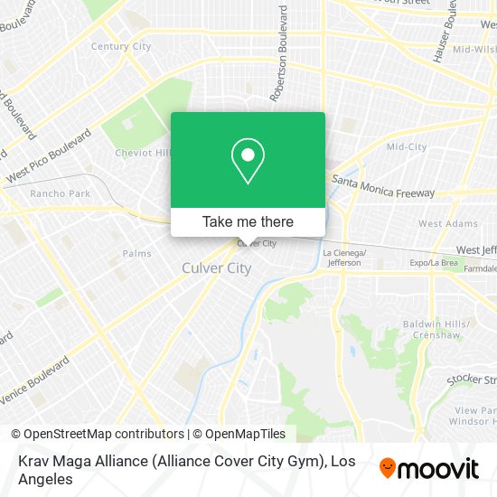 Mapa de Krav Maga Alliance (Alliance Cover City Gym)